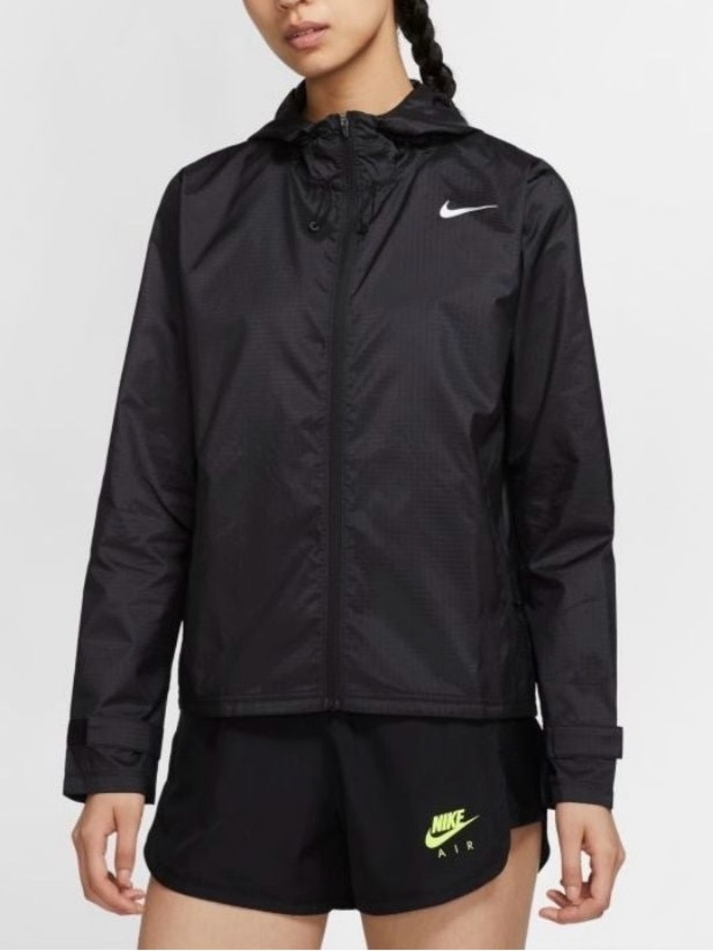 NWT Nike Women's Essential Running Jacket Lightweight Women’s Small Black